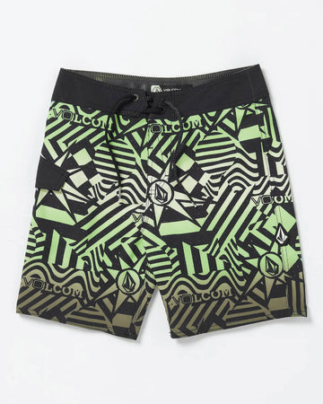 Volcom Big Boys Ringer Mod-Tech Boardshorts - Seaweed Green
